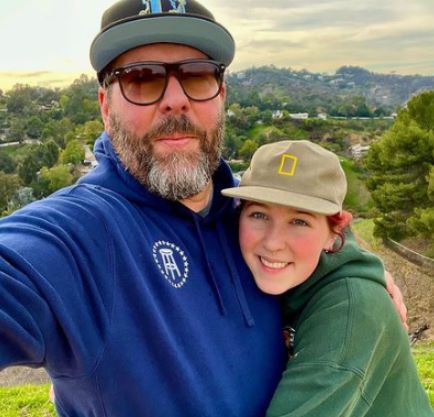 Georgia Kreischer with her father Bert Kreischer